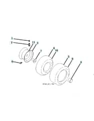 Husqvarna Lth2038 - Wheels & Tyres
