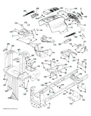 Husqvarna Lth2038R - Chassis & Enclosures