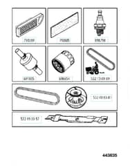 Husqvarna Lth2038R - Frequently Used Parts