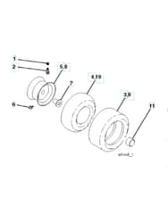 Husqvarna Lth 141 - Wheels & Tyres