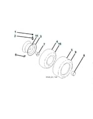 Husqvarna Lth 154 - Wheels & Tyres