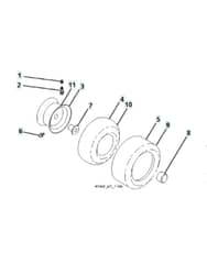 Husqvarna Lth 171 - Wheels & Tyres