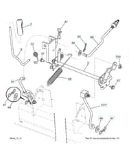Husqvarna Lth 174 - Mower Lift Lever