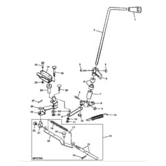 John Deere LTR180 - PC9156 - Pto Linkage - ST594062