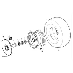 John Deere LTR180 - PC9156 - Front Wheels - ST594069