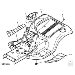 John Deere LTR180 - PC9156 - Frame - ST594075