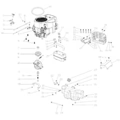 Cobra LTX102HR2L - Tractor Jan 2025 Engine Diagram