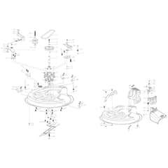 Cobra LTX66HRL - Tractor Jan 2025 Cutting Deck Diagram