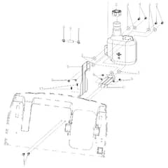 Cobra LTX66HRL - Tractor Jan 2025 Fuel Tank Assy Diagram