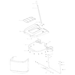 Cobra LTX92HR2L - Tractor Jan 2025 Grass Catcher Diagram