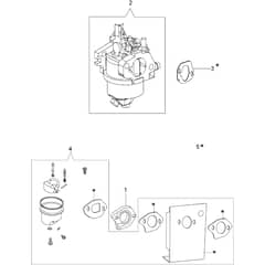 LV 48 TK PLUS 4 (K650) -  - Efco Rotary Mower Carburettor Diagram