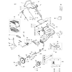 LV 48 TK PLUS 4 (K650) -  - Efco Rotary Mower Complete illustrated parts list Diagram