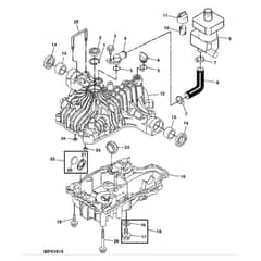 John Deere LX277 - PC2718 - Transaxle Case - ST580318