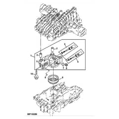John Deere LX277 - PC2718 - Transaxle Center - ST580319
