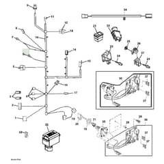 John Deere LX280 - PC9329 - Wiring Harness - ST594225