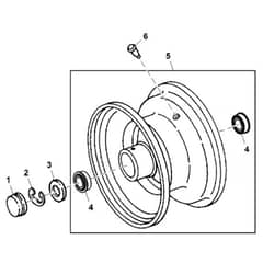 John Deere LX280 - PC9329 - Front Wheels - ST594249