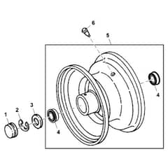 John Deere LX280 - PC9329 - Front Wheels - ST594250
