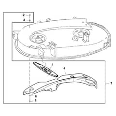 John Deere LX280 - PC9329 - Mulch Kit - ST594261