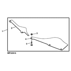 John Deere LX280 - PC9329 - Anti-Blowout Kit - ST594279