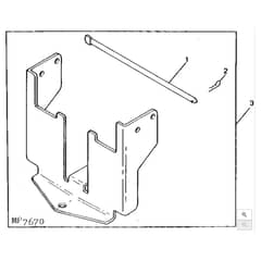 John Deere LX280 - PC9329 - Rear Weight - ST594308
