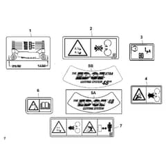 John Deere LX280 - PC9329 - Labels - ST594458