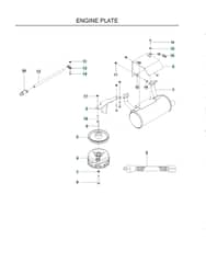 Husqvarna Lz30 - Engine Plate