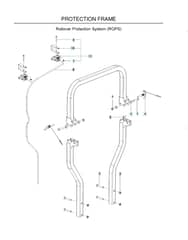 Husqvarna Lz 5225 - Protection Frame