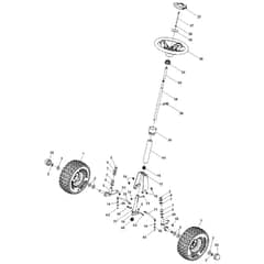 McCulloch M105-77X - 96021001800 - 2011-12 - Steering Parts Diagram
