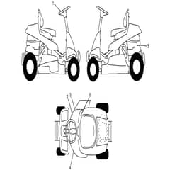 McCulloch M105-77X - 96021002000 - 2011-12 - Decals Parts Diagram