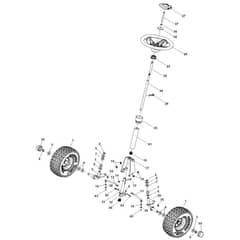 McCulloch M105-77X - 96021002000 - 2011-12 - Steering Parts Diagram