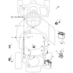 McCulloch M105-77X - 96021002601 - 2014-06 - Electrical Parts Diagram