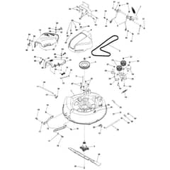 McCulloch M105-77X - 96021003100 - 2015-06 - Mower Deck - Cutting Deck Parts Diagram