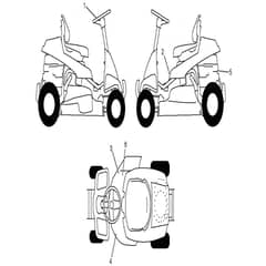 McCulloch M105-77XC - 96021001900 - 2012-01 - Decals Parts Diagram