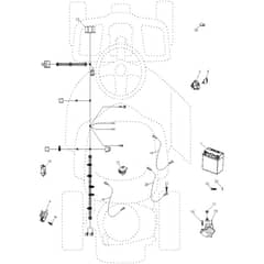 McCulloch M105-77XC - 96021001900 - 2012-01 - Electrical Parts Diagram