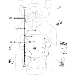 McCulloch M105-77XC - 96021002100 - 2011-11 - Electrical Parts Diagram
