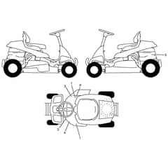 McCulloch M105-77XC - 96021002900 - 2013-11 - Decals Parts Diagram