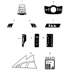 McCulloch M105-85F - 967186801 - 2013-01 - Decals Parts Diagram