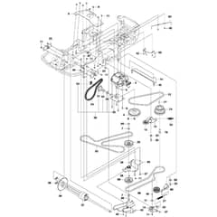 McCulloch M105-85F - 967186801 - 2013-01 - Transmission Parts Diagram