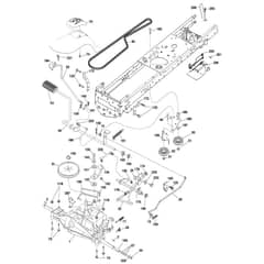 McCulloch M110-77T - 96041040500 - 2017-07 - Drive Parts Diagram