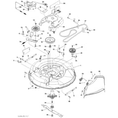 McCulloch M11577 - 96041009700 - 2010-03 - Mower Deck - Cutting Deck Parts Diagram