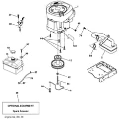 McCulloch M11577 - 96041012101 - 2010-03 - Engine Parts Diagram