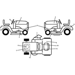 McCulloch M11577HRB - 96051001201 - 2010 - 11 - Decals Parts Diagram