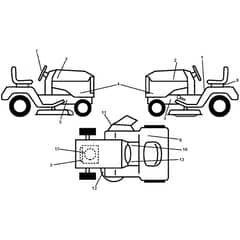 McCulloch M11577RB - 96041012301 - 2010-07 - Decals Parts Diagram