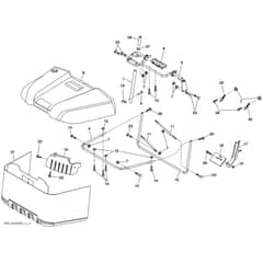 McCulloch M11577RB - 96051001100 - 2010-10 - Bagger Parts Diagram