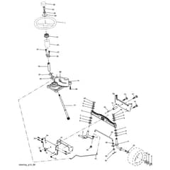 McCulloch M11597 - 96011023400 - 2007-08 - Steering Parts Diagram