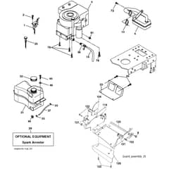 McCulloch M11597 - 96011023405 - 2010-03 - Engine Parts Diagram