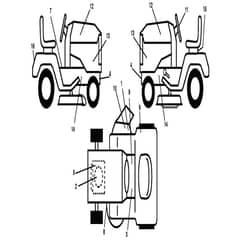 McCulloch M11597 - 96011023409 - 2010-10 - Decals Parts Diagram