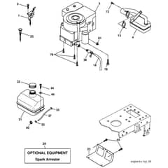 McCulloch M11597 - 96011023700 - 2008-06 - Engine Parts Diagram