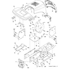 McCulloch M11597 - 96011023704 - 2010-09 - Chassis & Enclosures Parts Diagram