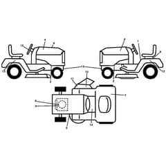 McCulloch M115-77T - 2014-05 - Decals Parts Diagram